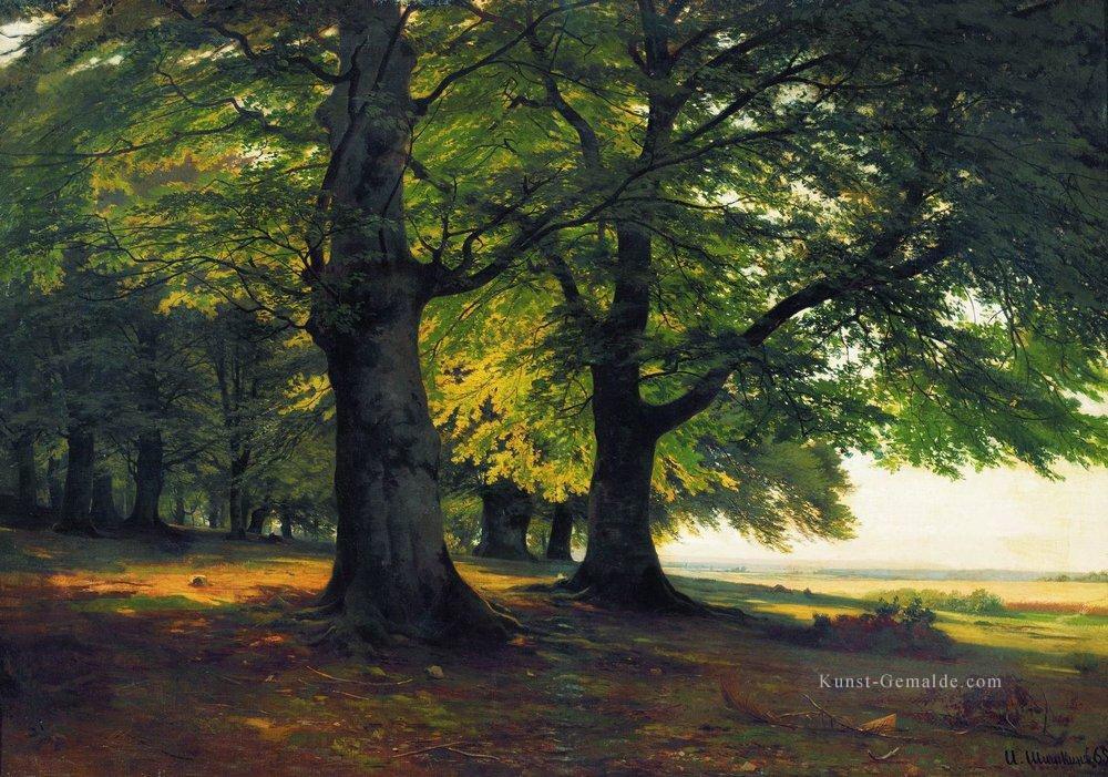 der Teutoburger Wald 1865 klassische Landschaft Ivan Ivanovich Ölgemälde